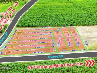 Đất full thổ cư view núi bà đen giá chỉ từ 199 triệu/nền suối đá dương minh châu tây ninh