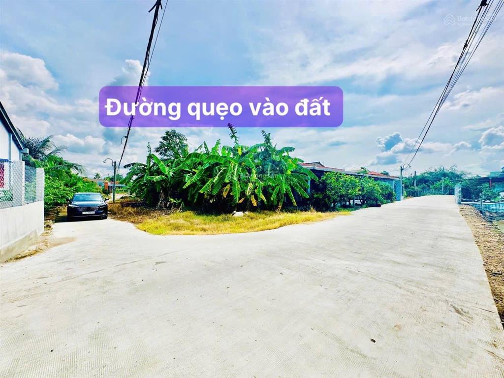 Tân trụ long an chạm tphcm 30km đường betong xe 7 chỗ. cách nhựa bình an bình lãng 100m.