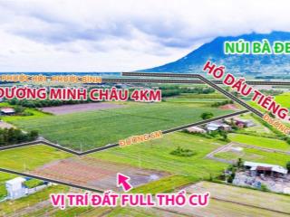 Chỉ 279 triệu sở hữu đất nền full thổ view núi bà
dt 5x33m full thổ cư sổ sẵn