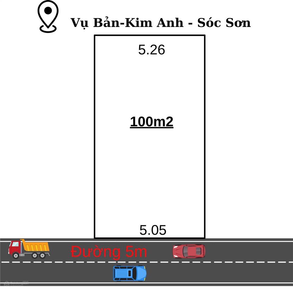 Chính chủ em cần thanh khoản lô đất đẹp tại vụ bản minh trí sóc sơn