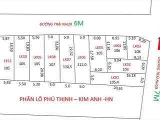 Mở bán 11 lô đất f0 tại phú thịnh minh phú sóc sơn