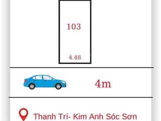 Bán nhanh trong tuần lô đất đẹp 103m thanh trí minh phú sóc sơn
