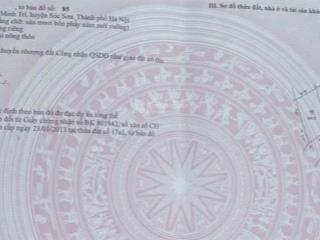 Bán nhanh trong tuần lô đất đẹp 64m gò gạo sóc sơn