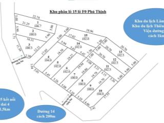 Mở bán 15 lô giá f0 tại phú thịnh minh phú sóc sơn
