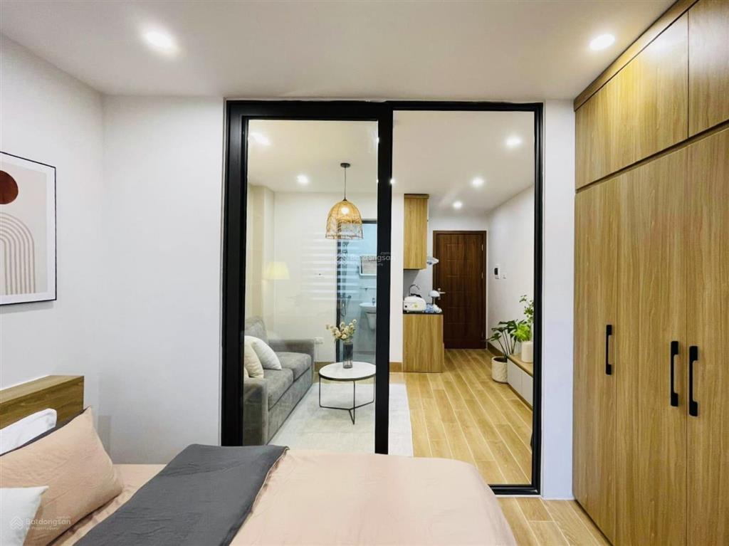 Bán chung cư mini hồ tùng mậu, 80m2*7t 20pkk, 20m ôtô kd, ngõ thoáng, tm, đủ pccc, gpxd dt 100tr/th