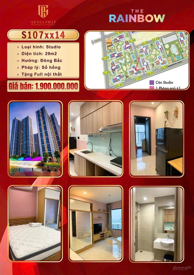 Chuyển nhượng nhanh căn hộ studio 29m siêu phẩm không bị chắn view cơ hội đầu tư tiềm năng