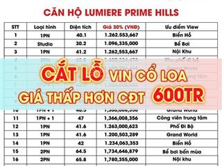 Hot! quỹ chung cư vinhomes cổ loa  giá mở bán đợt đầu siêu rẻ