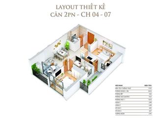 Gia đình cần thanh khoản căn hộ 77m2 tại khai sơn city