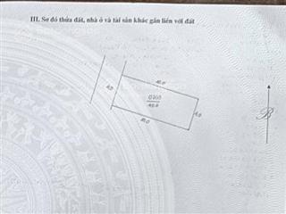 Bán gấpyên mỹ  40m mặt tiền 4m ô tô đỗ cửa  gần trường học  nhỉnh 3 tỷ