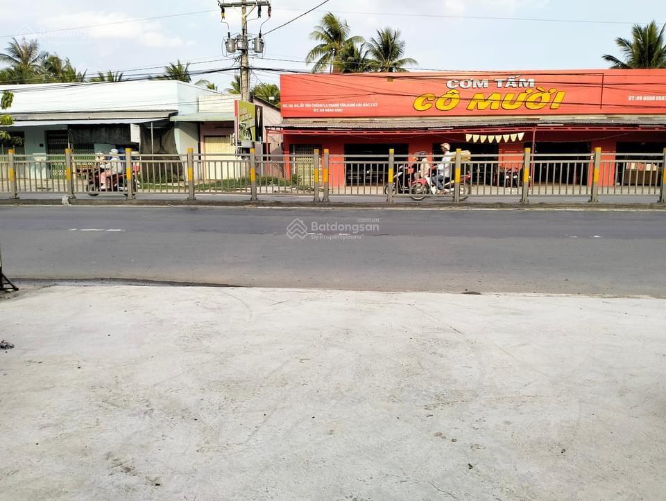 Bán đất mặt tiền quốc lộ 60. giữa bùng binh hàm luông và cầu cái cấm phường bến tre, vĩnh long