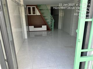 Nhà bán. hẻm 1697/26/24 lê văn lương, ấp 8, hiệp phước, tphcm
