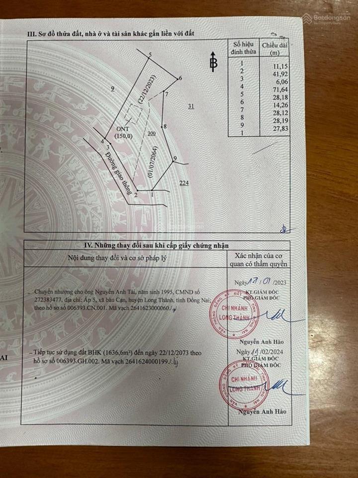 Bán đất phước bình, 8,2 tỷ, 3182 m2, mặt tiền 58m, ngõ 5m, đồng nai đẹp, nhiều tiện ích