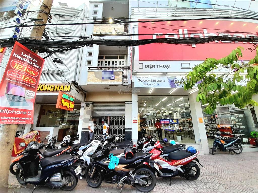 Bán gấp nhà mặt tiền 3 tầng kinh doanh đường cách mạng tháng 8 ngay trung tâm tp. cần thơ