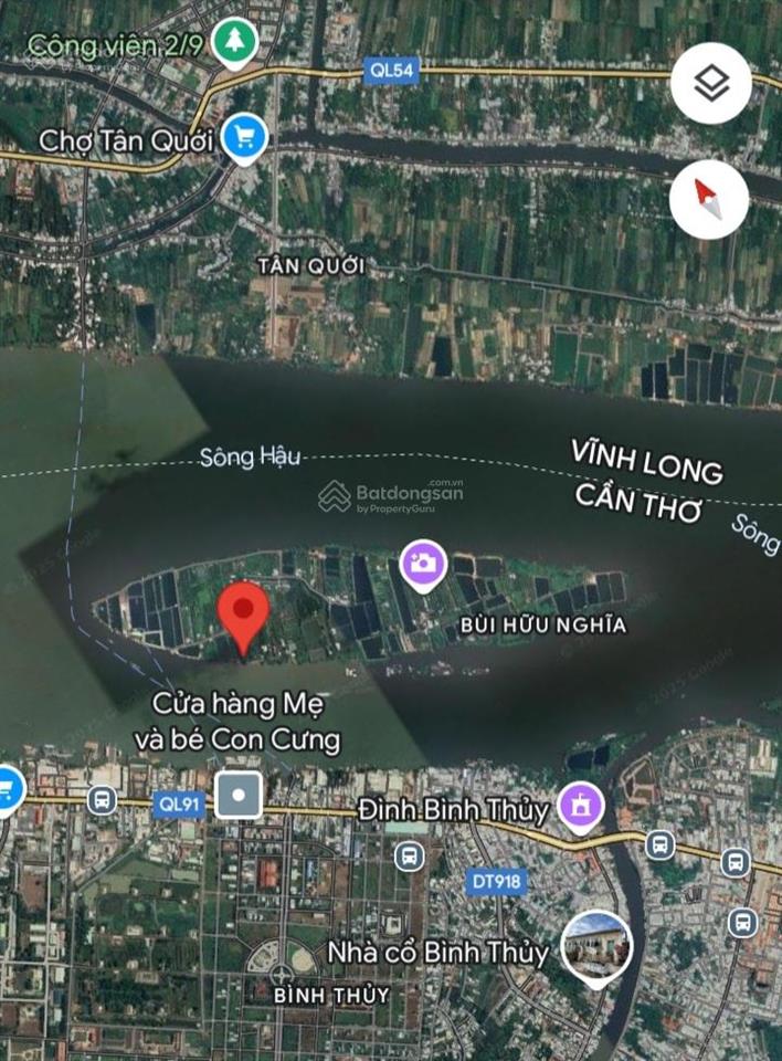 Khu ốc đảo giữa dòng sông hậu trung tâm quận bình thủy tp. cần thơ có sổ riêng