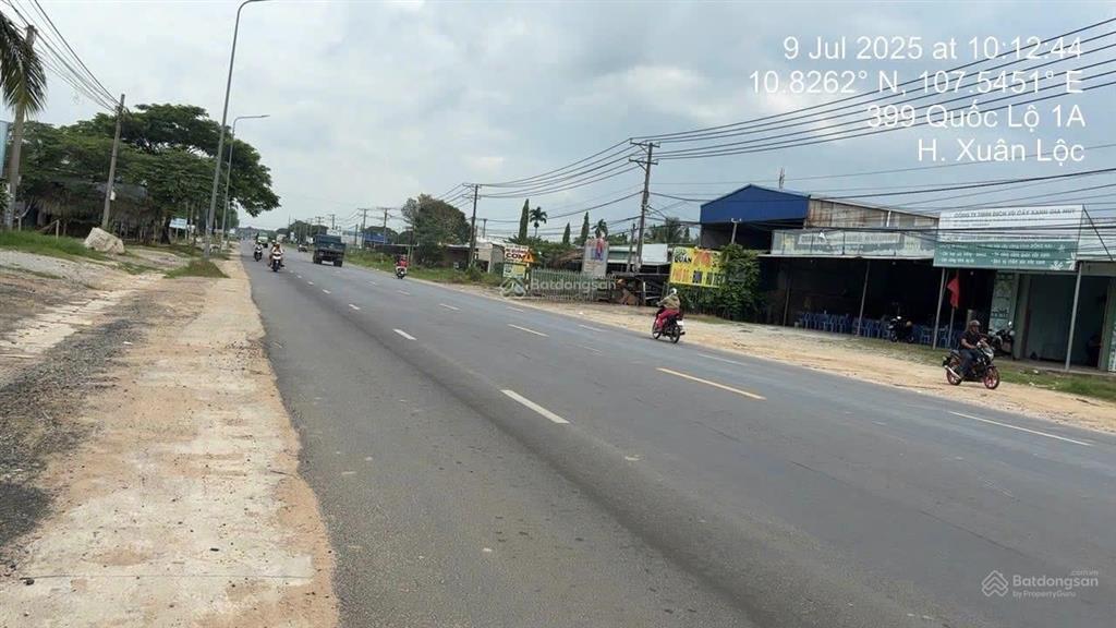Bán đất 2 mặt tiền kinh doanh quốc lộ 1a gần trạm dừng chân xuân lộc của công ty tín nghĩa
