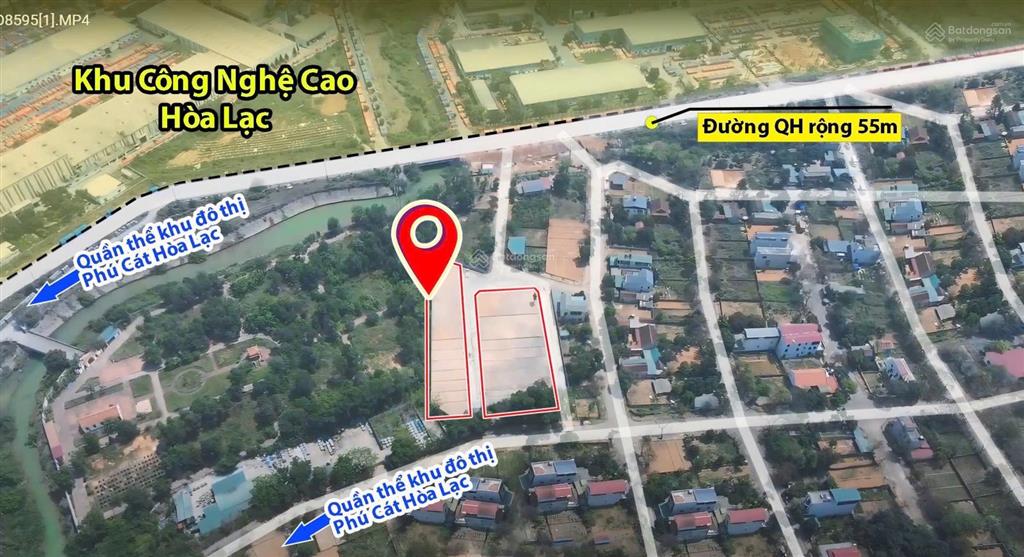 Siêu phẩm đất nền  vị trí vàng tại hòa lạc ngay gần ngã tư vai réo gần đhqg & ga metro 5