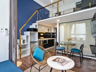 Chính chủ cho thuê căn hộ duplex xịn sò full tiện nghi ngay ngã tư hàng xanh gần quận 1