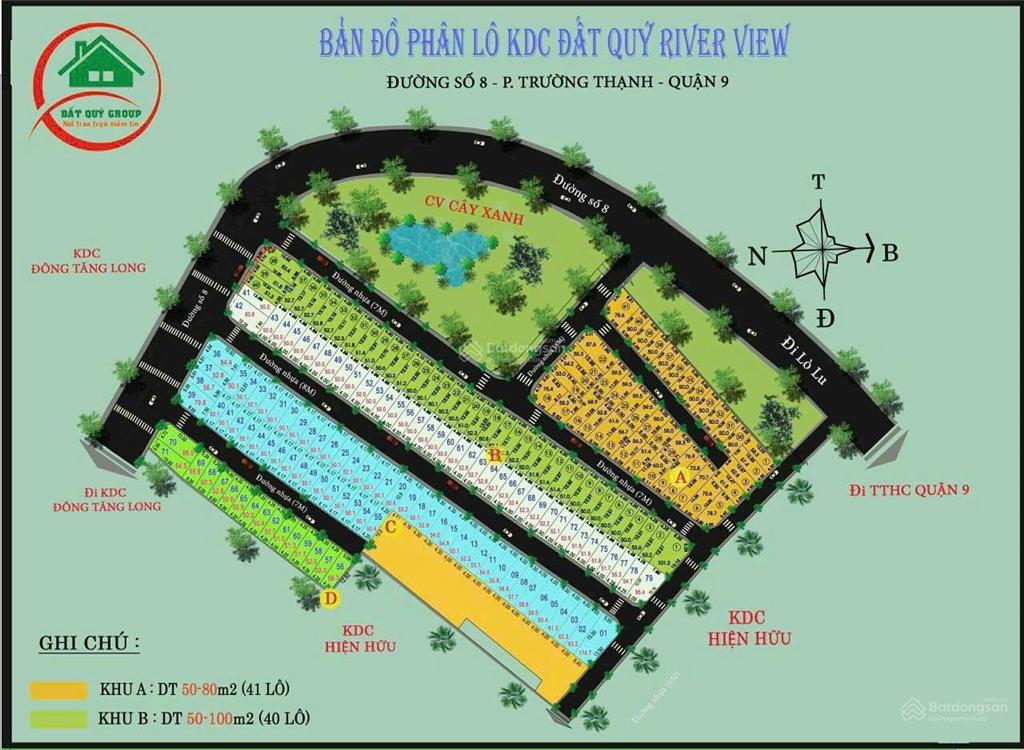 Bán đất cạnh khu đtm đông tăng long 58,6m2, p. trường thạnh, quận 9, hcm