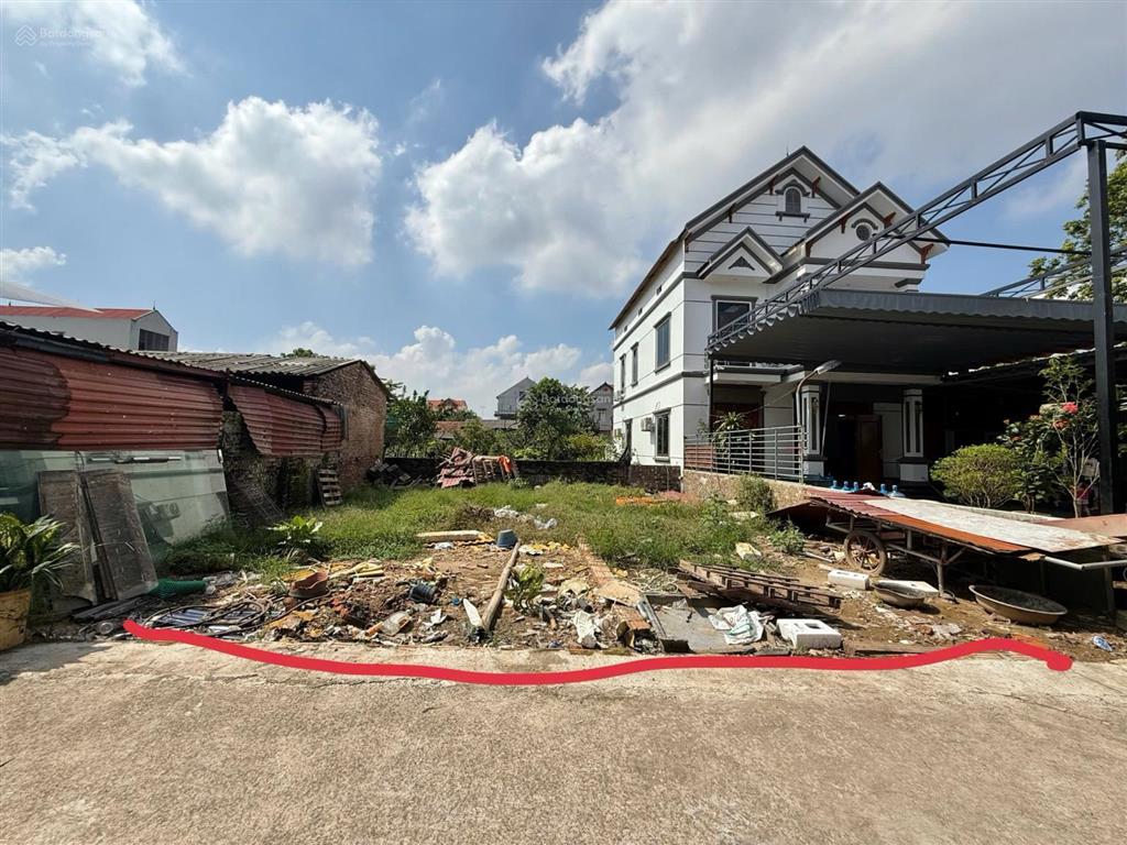 Giá hấp dẫn đất tráng việt mê linh hà nội full thổ cư diện tích 116,1m mặt tiền 9,58m đường 4,5m