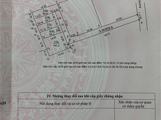 Tráng việt  mê linh  hà nội, dt 56,3m2 mt 4,30m, full thổ cư, đường vào 3,3m ô tô vào tận đất