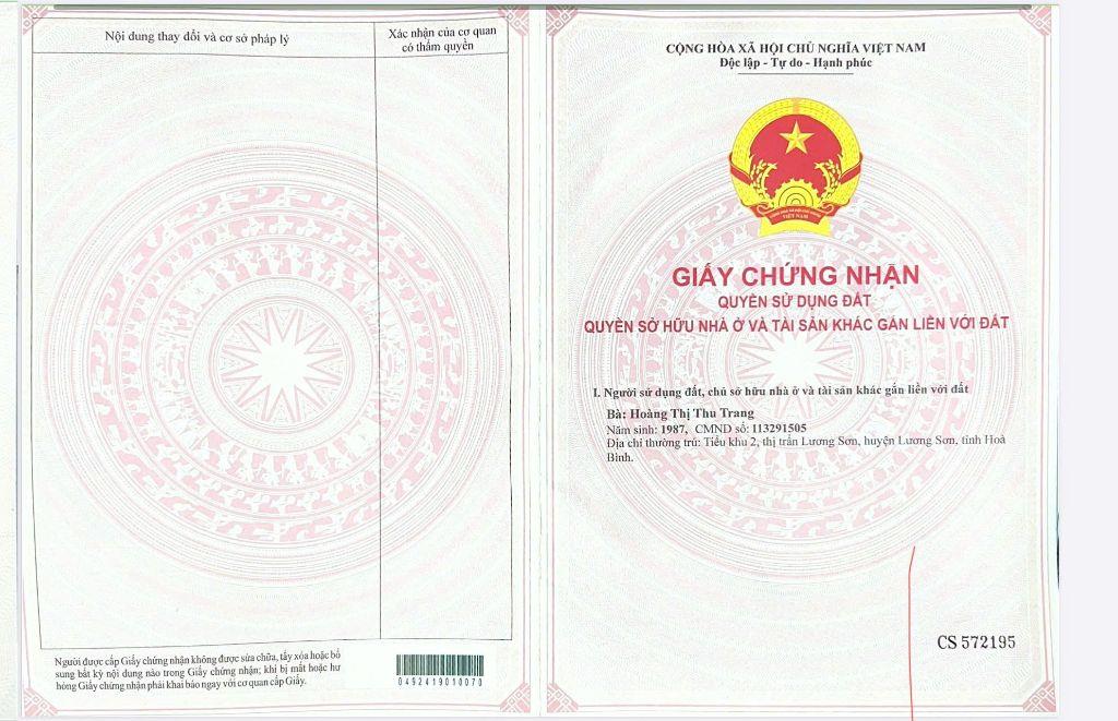 🏡 BÁN ĐẤT TRUNG TÂM THỊ TRẤN LƯƠNG SƠN – BÁM ĐƯỜNG ATK, BÁM SUỐI ĐẦU NGUỒN