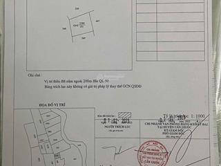 Bán đất tại xã long an, cần giuộc, long an, 850 triệu, 110m2, mặt tiền 9m, pháp lý đầy đủ
