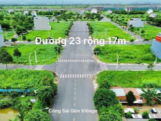 Bán đất tại kdc sài gòn vilage đt 826c, long hậu, cần giuộc, long an, 2,29 tỷ, 80m2.