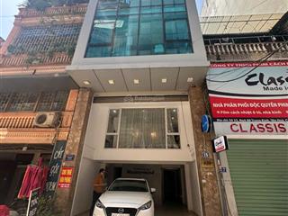 Chính chủ cho thuê nhà trung kính đường đôi, 80m x 5 tầng mt 6m thang máy, thông sàn, giá 50tr