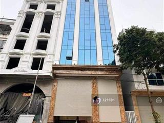 Toà nhà phố nguỵ như kon tum  thanh xuân 100m2 8 tàng 1 hầm full kính 99tr/th