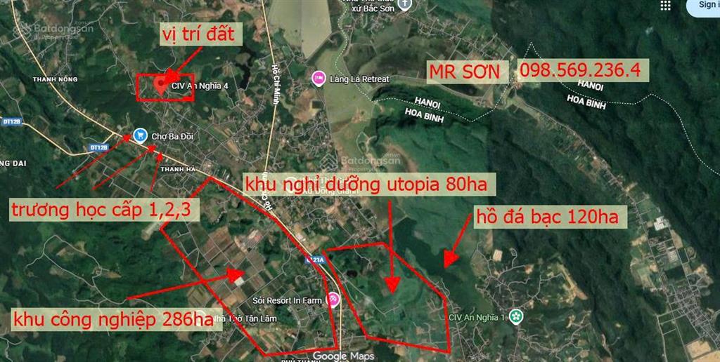 Đất giáp hà nội, nằm cạnh khu công nghiệp rộng 286ha, ccn 70ha, tạo ra dòng tiền hàng tháng