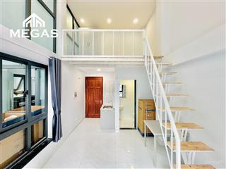 Căn hộ duplex mới, gác cao 2m, rộng 40m2, cửa sổ trời, sân vườn  ngay khu k300, etown cộng hòa
