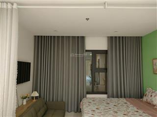 Căn studio 39m2 bếp rèm đẹp view hồ bơi cho thuê 5tr khu origami