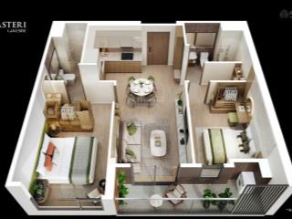 Bán 2n vip masteri lakeside gia lâm 66,1 m2. giá chỉ 6xtr/m2, tầng đẹp, hướng đông nam mát mẻ