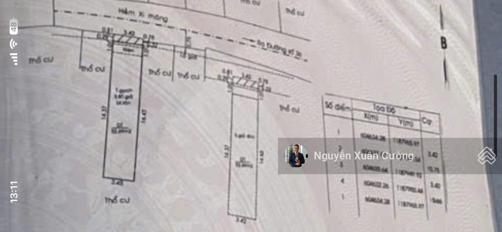 Khu tân quy, nguyễn thị thập, hẻm ô tô 7m  2 tầng, 55 m2  chủ nhiệt bán