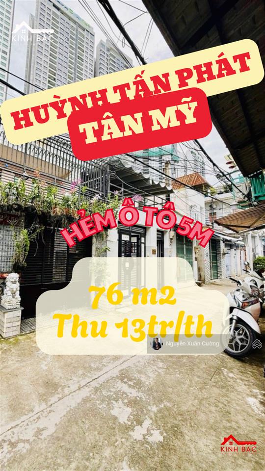 Nhà phố 2 mặt tiền thông cạnh phú mỹ hưng view riviera hxh 5m