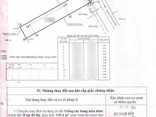 Chính chủ bán lô đất mặt tiền thạnh xuân 38  quận 12