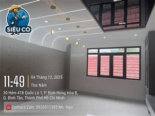 Bình tân nhà 4 tầng 52m2 shr hoàn công đủ 4pn 4wc hẻm xe hơi giá 6,6tỷ