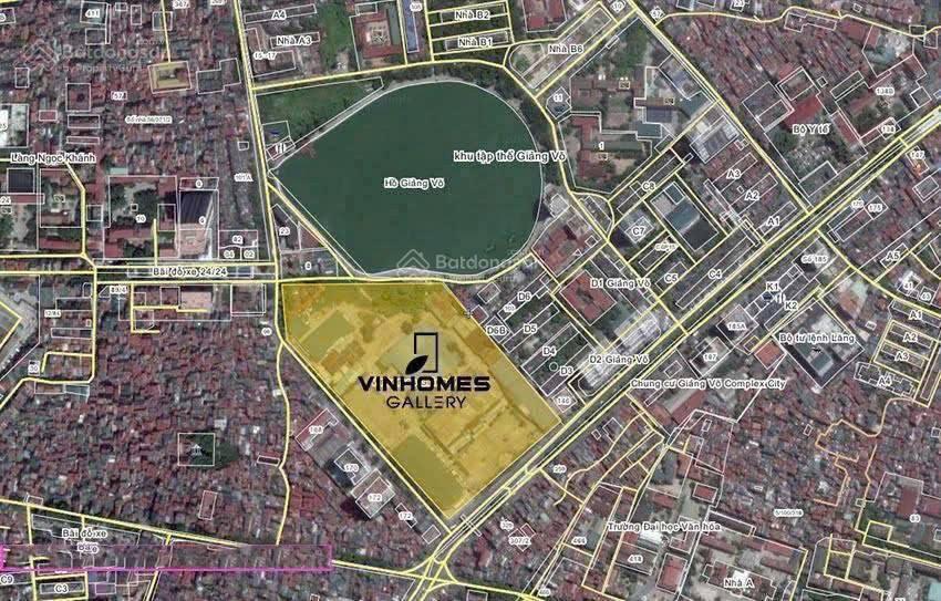 Suất đặc biệt! căn góc 2 mặt tiền  vinhome giảng võ  đối diện tòa tháp văn phòng và trường học