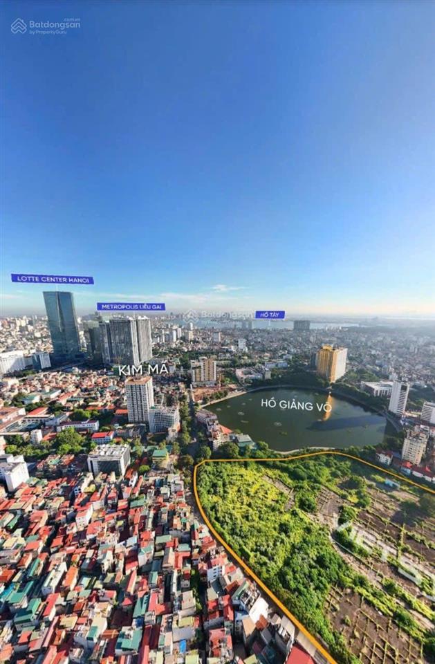Suất đặc biệt! căn góc 2 mặt tiền  vinhome giảng võ  đối diện tòa tháp văn phòng và trường học