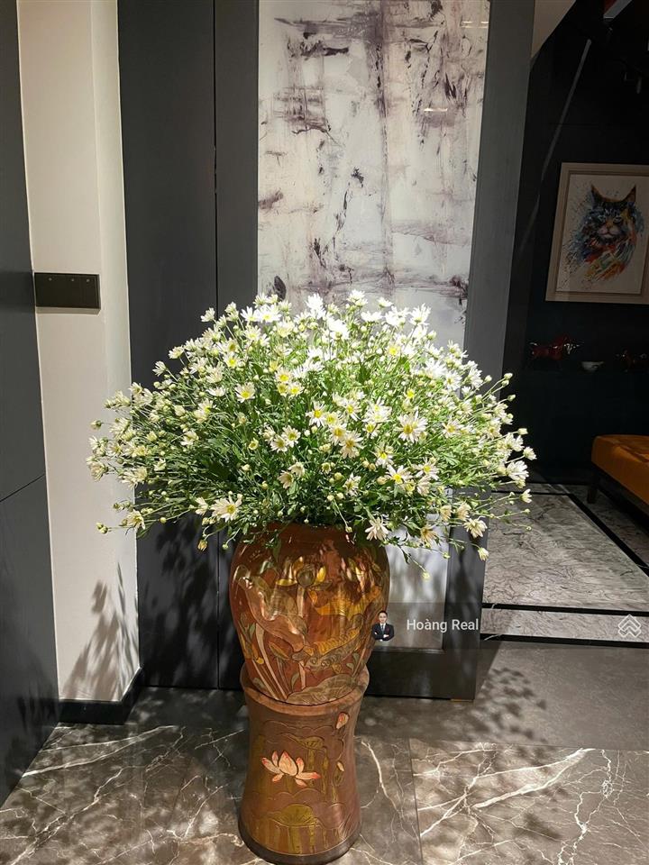 Duy nhất  cho thuê penthouse duplex 260m2  thiết kế thành 3pn  full nội thất  view ôm sông hồng