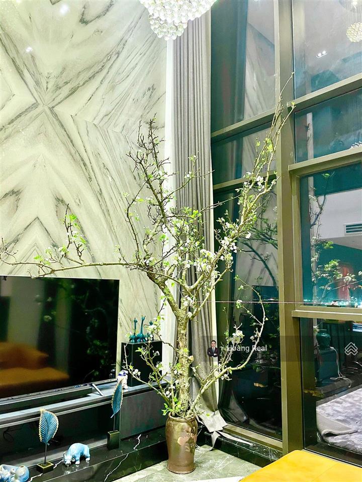 Duy nhất  cho thuê penthouse duplex 260m2  thiết kế thành 3pn  full nội thất  view ôm sông hồng