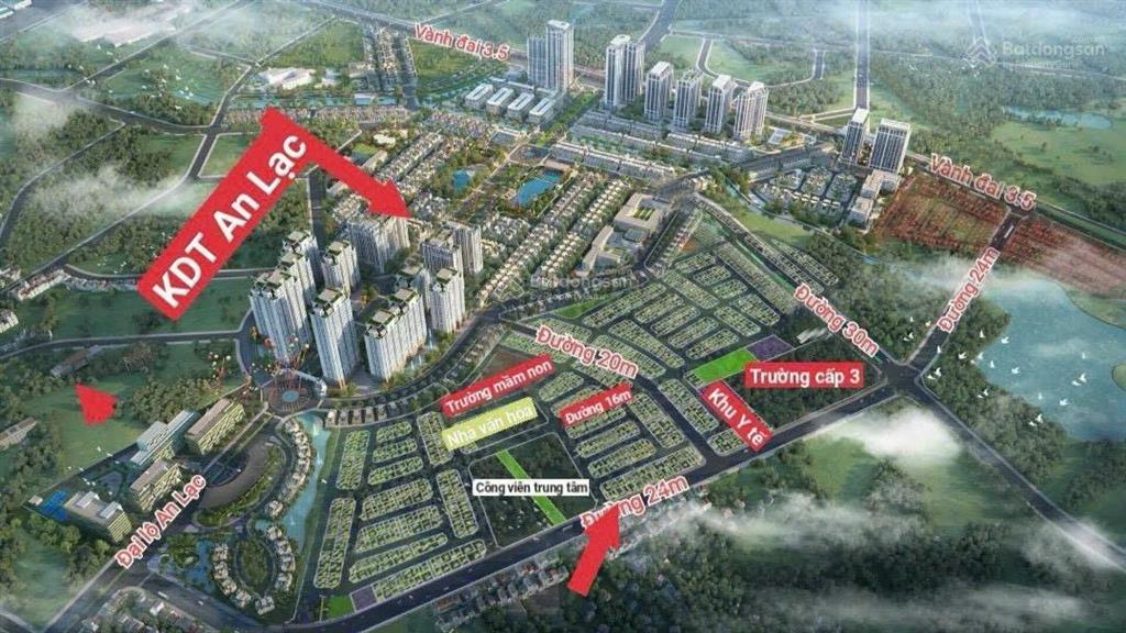 Bán đất hàng hiếm mặt đường 24m khu đất dịch vụ 25ha vân canh, hoài đức