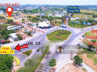 Đất thổmặt tiền hồ tri tântp.bà rịa sát bên 2 trường đại học lớn của tp. hcm mới
