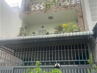 Hẻm xe hơi thông 6m, 100m2 vuông a4, 3 tầng btct, lê đức thọ, 8 tỷ thương lượng