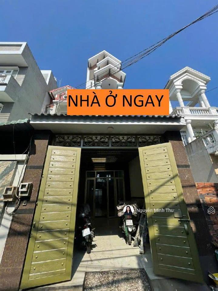 Hẻm xe hơi nhà 4 tầng 100m2 (4x25) 4 ngủ khu phân lô thới an quận 12