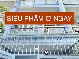 Bán gấp siêu phẩm 4 tầng, hẻm xe hơi thông, 5x15, 4 ngủ, nở hậu, lê văn thọ, gò vấp, nhỉnh 7 tỷ tl