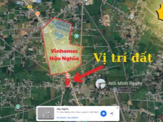 3 nền liền kề vinhomes hậu nghĩa  full thổ cư  cách mặt tiền tl 825 chỉ 100 mét  1.38 tỷ