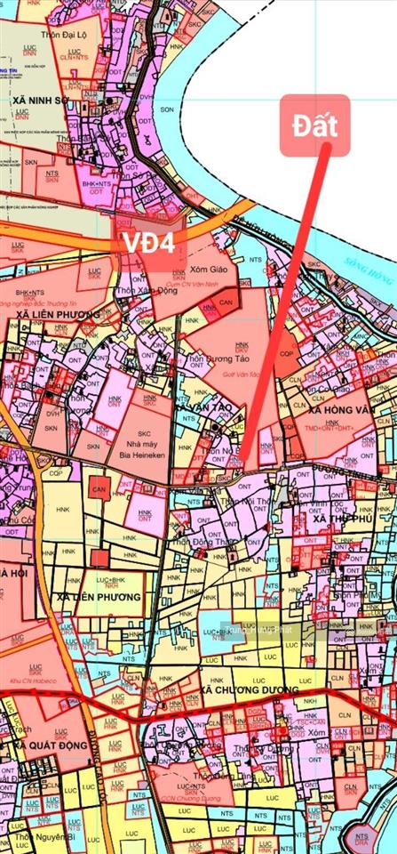 Chính chủ bán đất chương dương, huyện thường tín, ngõ thông, ô tô vào đất, quay đầu, gần ubnd