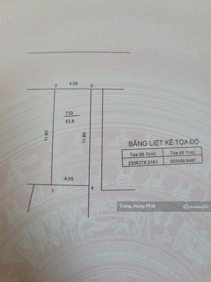Chính chủ bán đất thường tín, 54m2, nhỉnh 2 tỷ, ngõ ô tô, thông, gần vành đai 4, đón đầu quy hoạch