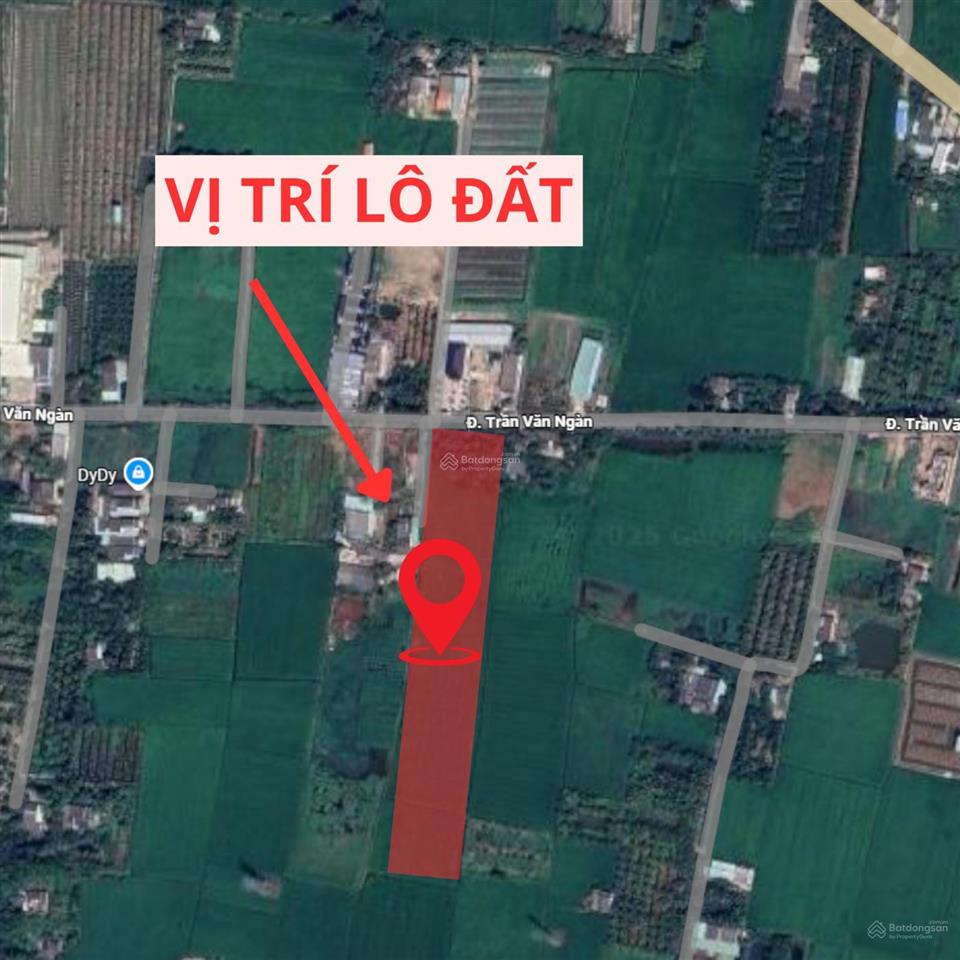 Bán gấp 10000m² tp. tân an (2,85tr/1m2) trần văn ngân, hướng thọ phú, tân an, long an